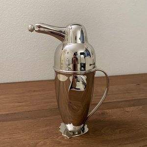 Brand New Never Used Restoration Hardware Penguin Cocktail Shaker